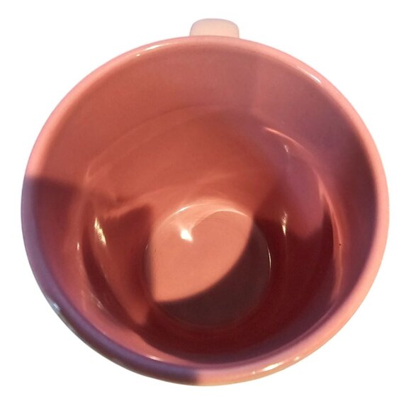 Disney Store Tinkerbell Mug Pink Tink 16 Oz Exclusive Flower Bouquet Tinker Bell - Picture 6 of 8